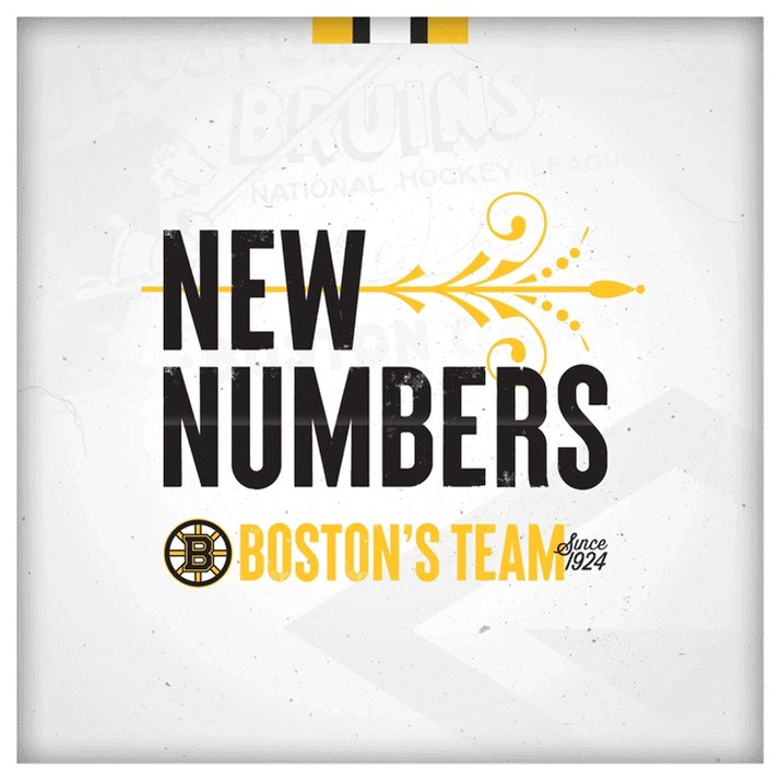 Boston Bruins on X: Some new numbers have entered the chat 🙌   / X