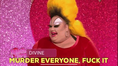 I made this gif from last week’s performance on @RuPaulsDragRace by @eurekaohara …it was so good and