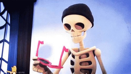 Skeleton Sunglasses GIF