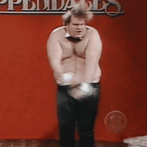 Chris Farley Chippendale Dance GIF