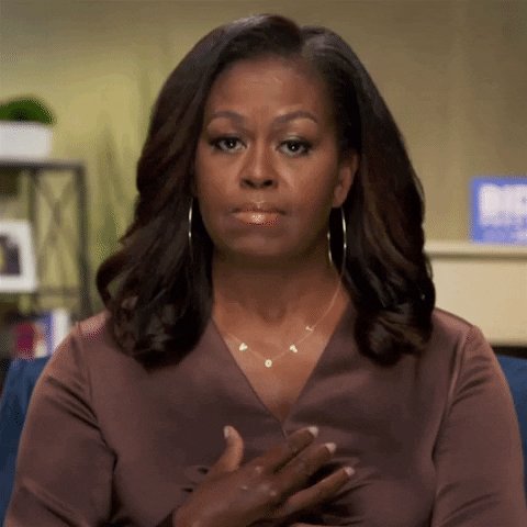 Voting Michelle Obama GIF b...