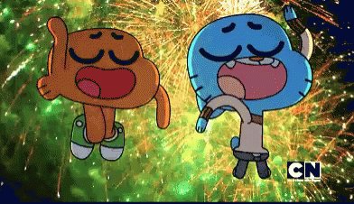 Gumball Fireworks GIF