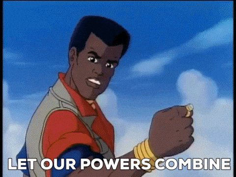 Captain Planet Combine GIF