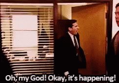 The Office Its Happening GIF