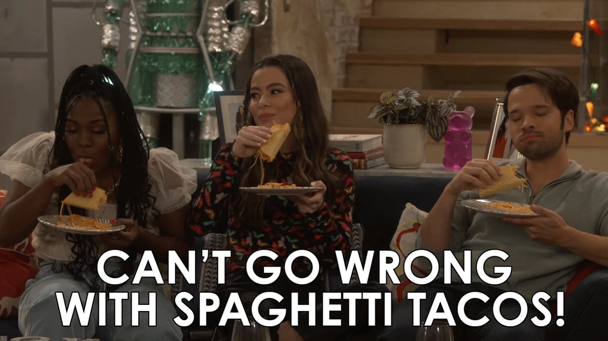Icarly Grab Those Spaghetti Tacos And Join Our Bestie Paramountplus And Writer Of The Episode Jacquesness To Live Tweet In 5 Icarly T Co 3fwc6vysd6