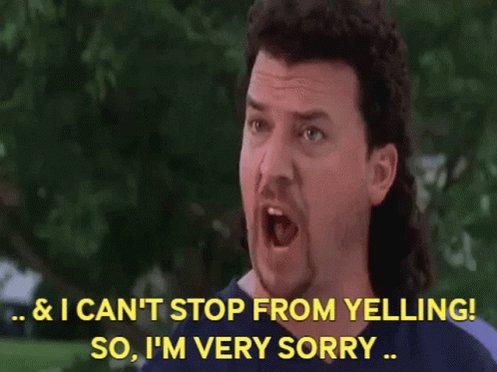 Kenny Powers Sorry GIF