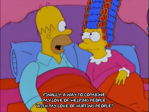 homer simpson kiss GIF