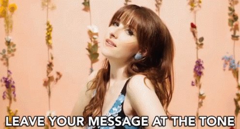 Leave Your Message At The Tone Command GIF