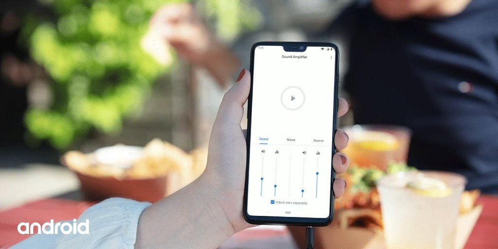 Android (@Android) on Twitter photo 2019-07-31 20:06:59 From crowded restaurants to intimate settings, Sound Amplifier 2.0 on #Android puts you in control of what you want to hear no matter where you are. Download the app today: goo.gle/2OgqArd From crowded restaurants to intimate settings, Sound Amplifier 2.0 on #Android puts you in control of what you want to hear no matter where you are. Download the app today: goo.gle/2OgqArd