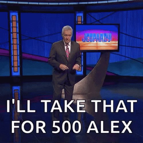 What is: Happy birthday Alex Trebek! 

Our favorite gameshow host turns 79 today! 