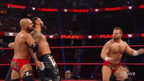 That loud enough for ya, Jey? #RawReunion#TopGuys #FTR #TheRevival @ScottDawsonWWE @DashWilderWWE