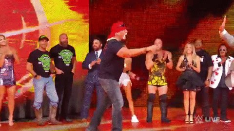 Classic.#RawReunion @HulkHogan @RicFlairNatrBoy