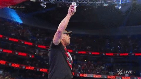 SWIG OF BROKEN SKULL FOR THE WORKIN' MAN.#RawReunion @steveaustinBSR