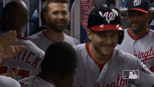 Trea Turner steps in to leadoff aaaaaaaaand it's gone.BOTTOM 1 // #Nats 1, Rockies 0