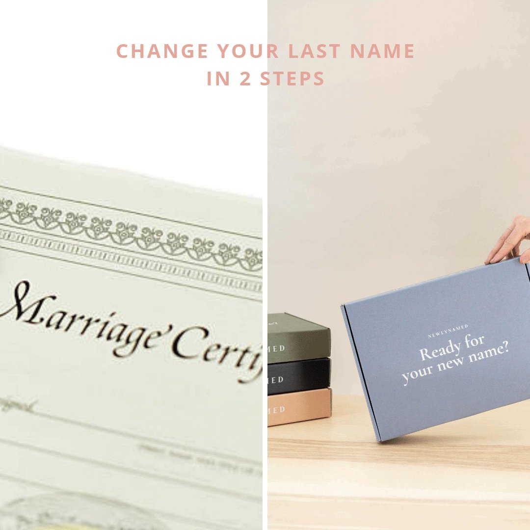 NewlyNamed makes your name change after marriage easy. Our personalized name  change kits save you time and give y…