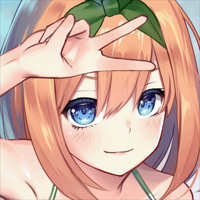 黒結(くろゆい)🐧＜🔞　新作CGコミック8月15日配信予定さんがTwitterに投稿した中野四葉(五等分の花嫁)のイラスト。