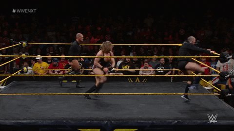 Who wants to see me dash another shoe off @AdamColePro head on USA network Sept. 18th? @WWENXT