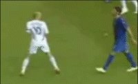  to that time Marco Materazzi
got a-head in the game    . Happy birthday 