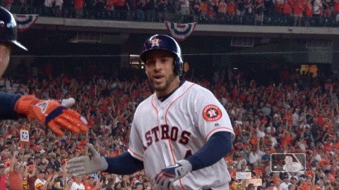 Springer Dinger!!! HOME RUN!! @GeorgeSpringer #Astros #TakeItBack