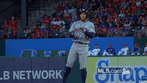 Casual leadoff #SPRINGERDINGER