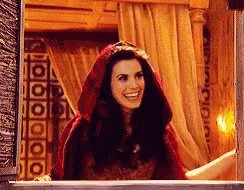 Happy birthday to the little red werewolf, Meghan Ory!   