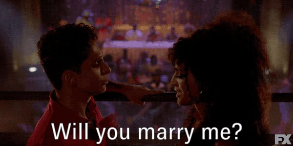 My body is so ready for a #PoseFX wedding, honey. Season 3 couldn't come soon enough!