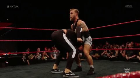 @Tyler_Bate is a b i g s t r o n g b o i and he just DROPPED @WalterAUT on #NXTUK!
