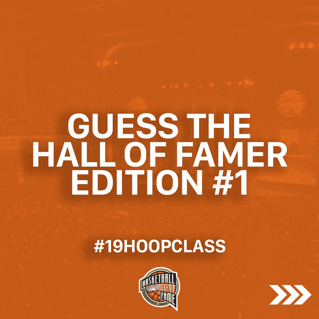 Can you guess who will be attending the #19HoopClass ceremony?
π 2019 Enshrinement Ceremony
π
September 6th
β° 7:30 PM/ET