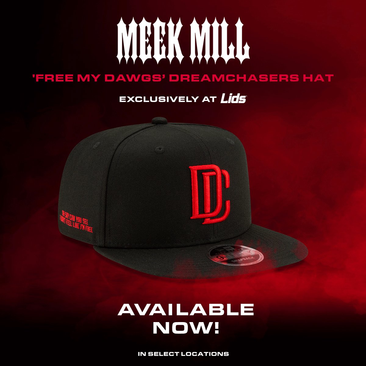 My Dawgs @DreamChasers hat now at @lids 