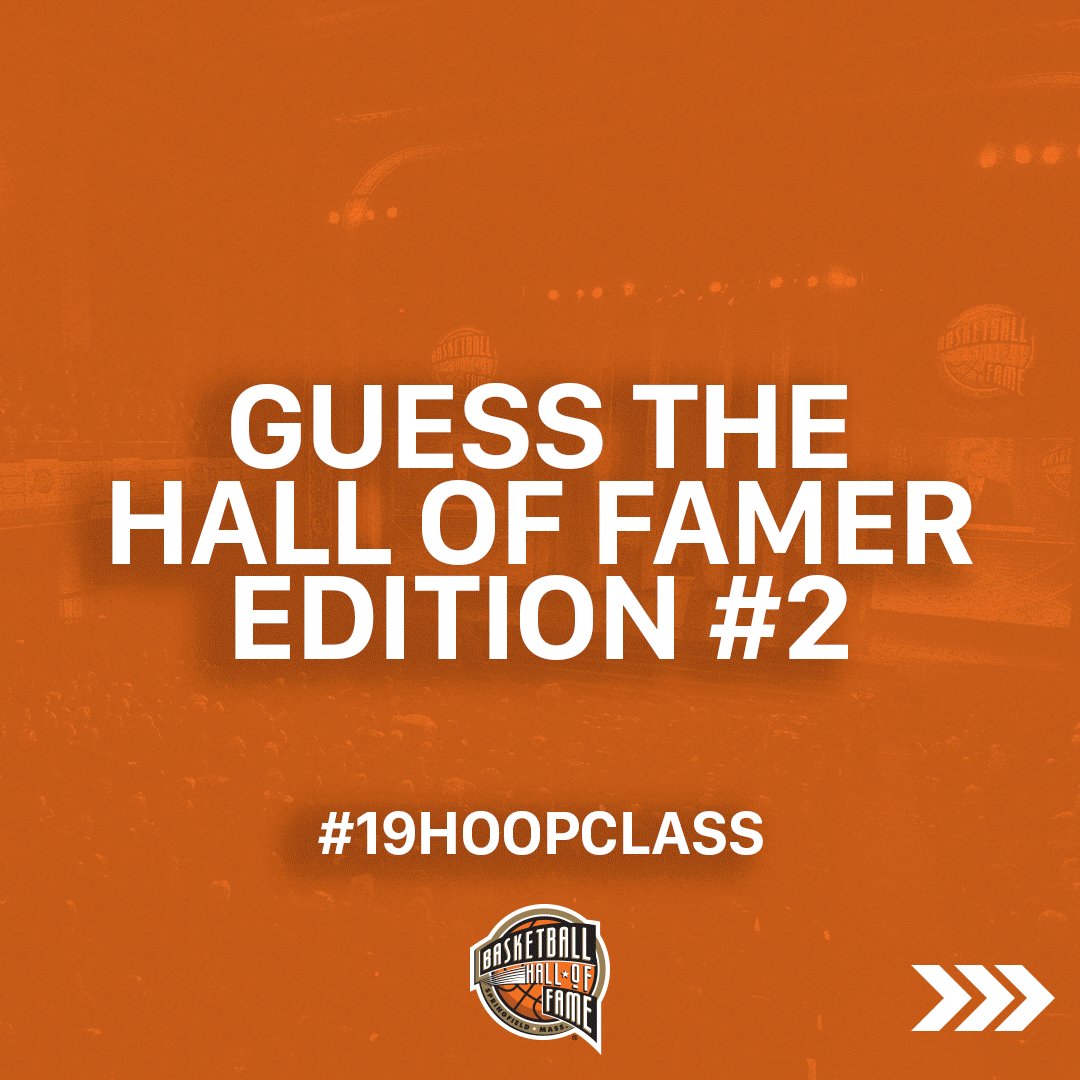 Can you guess who will be attending the #19HoopClass ceremony?
π 2019 Enshrinement Ceremony
π
September 6th
β° 7:30 PM/ET