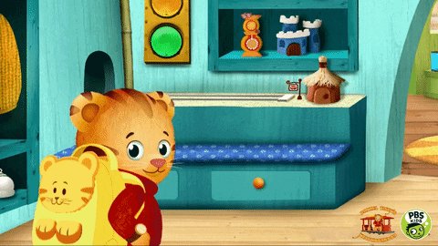 PBS KIDS on X: Daniel Tiger has lots to do to get ready before Trolley  comes to take him to school! Can your child help him get ready? After  playing, chat about