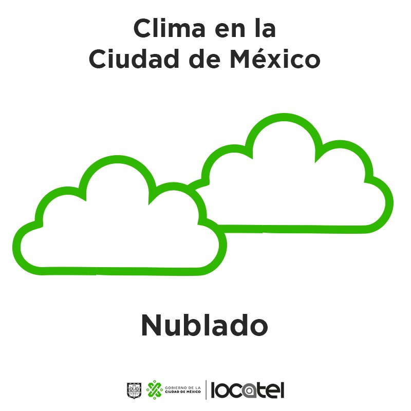 ¡Buenos días! El día de hoy se espera un día parcialmente nublado 🌥 La temperatura máxima será de 25°C y la mínima de 14°C.#BuenViernes