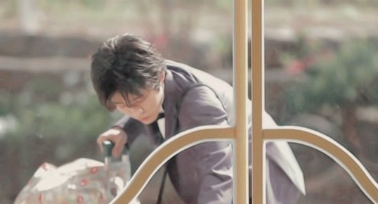 Hanbin coming back to us like:(the door isn't even closed binie)