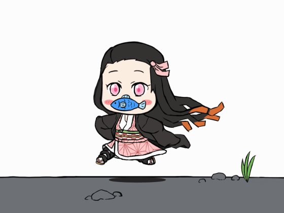 台下 心さんがTwitterに投稿した竈門禰豆子(鬼滅の刃)のイラスト。