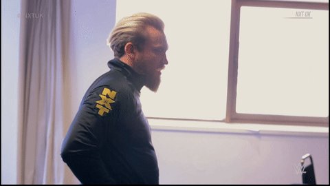 #MoustacheMountain's @TrentSeven is a little perplexed after that @NoamDar press conference... #NXTUK