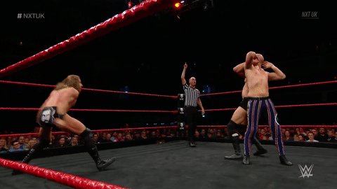THIS. JUST. HAPPENED.#NXTUK @JamesDrake_GYT @ZackGibson01