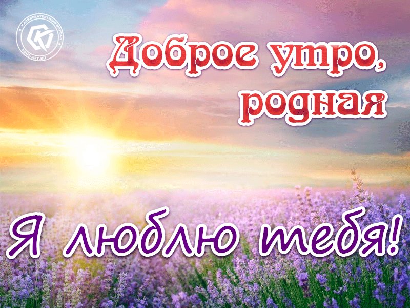 Красивые открытки доброе утро родной