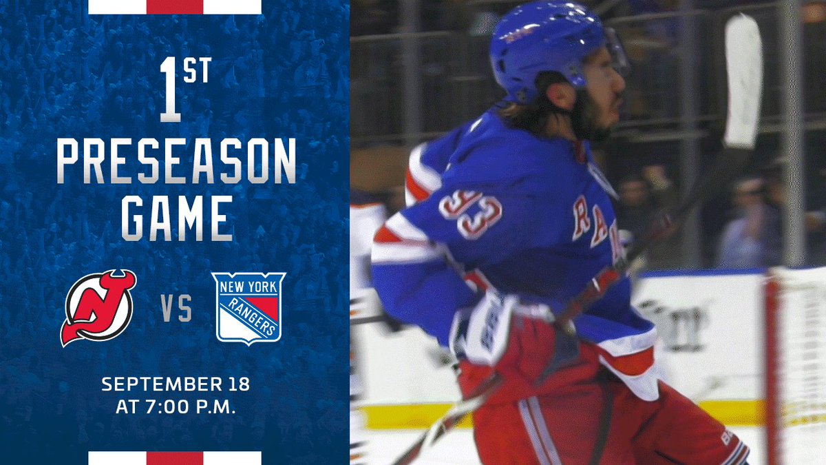 Good news to start the weekend.#NYR hockey is back at MSG this Wednesday. http://nyrange.rs/2kzFVoKย