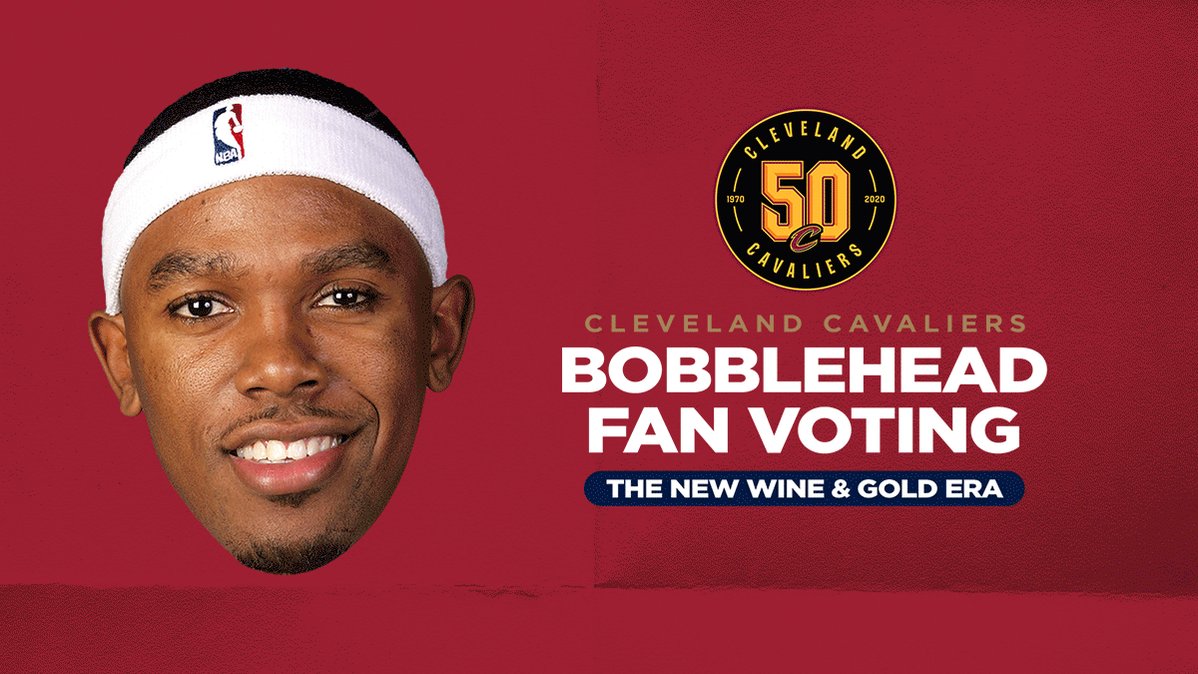 Have you voted yet?!
The polls are still open for our "New Wine & Gold Era" (2003-2010) bobblehead!
VOTE NOW: http://on.nba.com/2z9yUOZ
#Cavs50