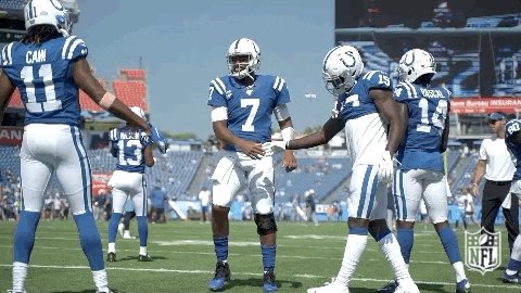 The #Colts are 5/6 on their drives inside the red zone this season, which includes all TDs. The only hiccup was an Adam Vinatieri 29-yard miss in LA.