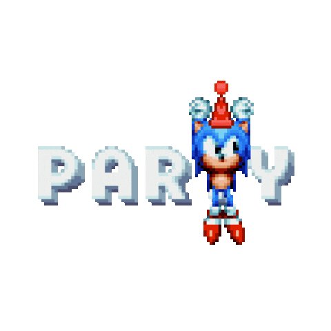 Today\s his dad\s birthday.

So... Happy birthday, dad! From the little blue blur himself...

(P.S: It\s Yuji Naka.) 