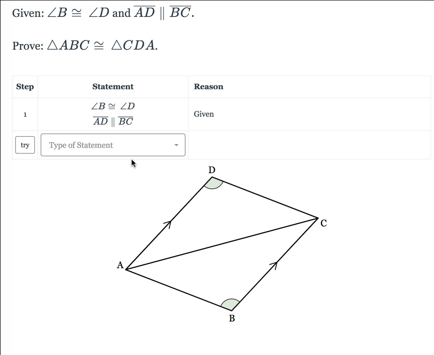 Zach Korzyk On Twitter Almost Done With Geometry Two Column Proofs Try Some 2 3 Step Proofs Here Https T Co 62hfpb0zl4 And Please Share Feedback I Need To Input Manually About 150 Additional 4 Step