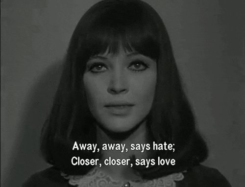 Happy birthday to the luminous Anna Karina. 