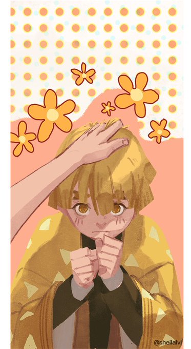 yaffa是鸭法さんがTwitterに投稿した我妻善逸(鬼滅の刃)のイラスト。