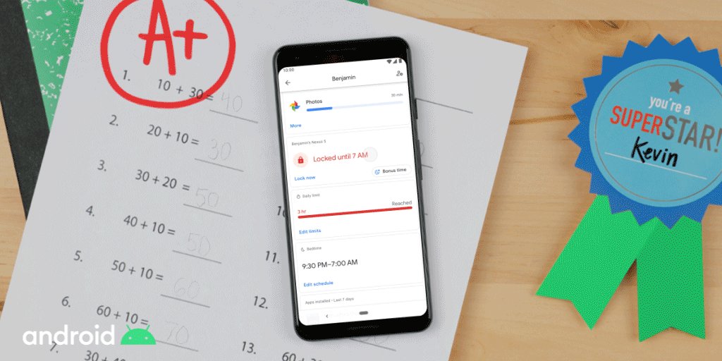 The latest Family Link features on #Android gives parents the tools to monitor their kids’ screen time with ease. Add bonus time for kids straight from your 📱.