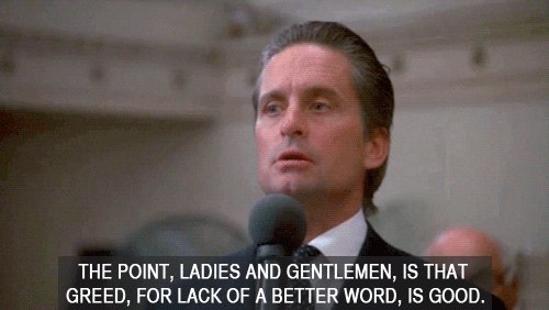 Happy birthday, Add him movies like Wall Street:  