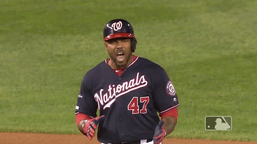 Howie Kendrick has the most RBI (9) in a single #postseason for a player over 36 since David Ortiz (13) and Carlos Beltran (15) both did so in 2013 ...
and Howie isn't done with October yet.