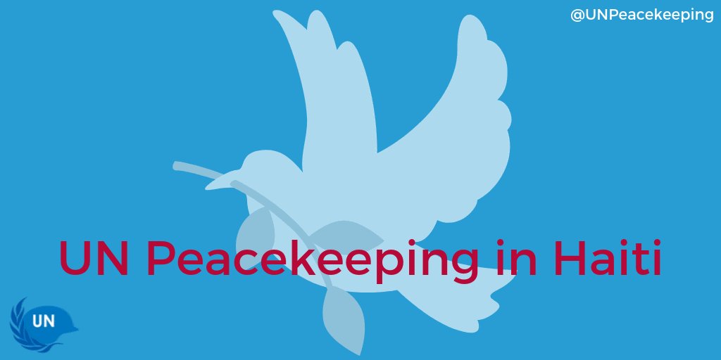 Haiti: @MINUJUSTH, the @UNPeacekeeping operation, is transitioning to a political presence this week. The UN will continue to support the country and its people in their peacebuilding efforts and focus on sustainable development.
http://bit.ly/2MiZzjD