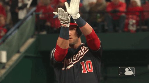 YAN GOMES PILES ON WITH AN RBI SINGLE TO LEFT FIELD!
TWO MORE RUNS SCORE!
WE CAN BARELY KEEP UP SORRY FOR YELLING WE'RE JUST REALLY EXCITED!
BOTTOM 1 // #Nats 5, Cardinals 0