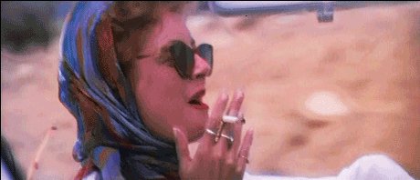 Happy birthday Susan Sarandon, whom I always recall as the fierce Louise. 